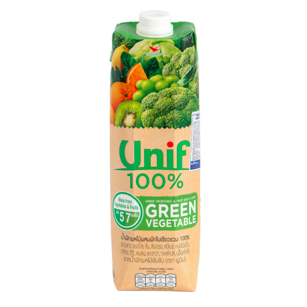 Nước ép rau củ quả Green Vegetable Unif 1L