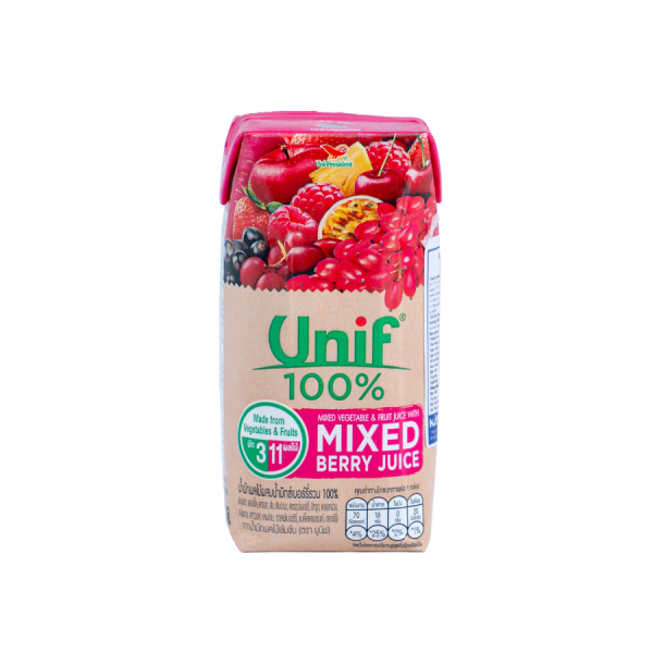 Nước ép rau củ quả Mixed Berry Unif 200ml